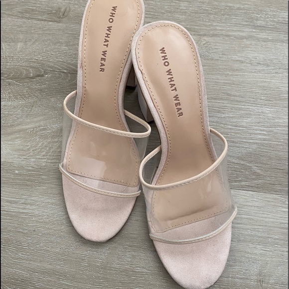 Who What Wear Suede & Vinyl Mule - Picture 4 of 4